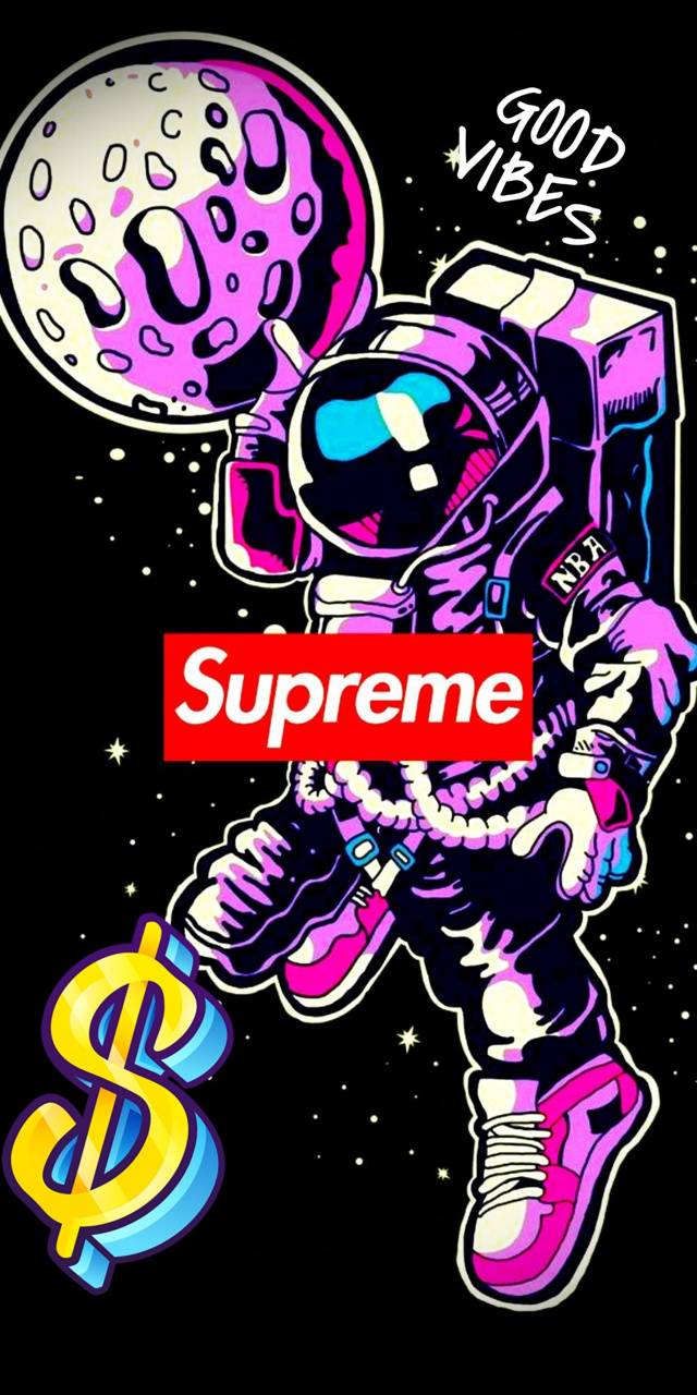 640x1280 Supreme Space Jam Wallpapers