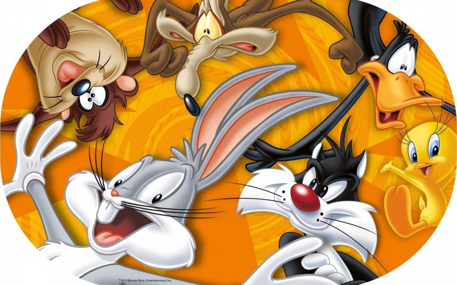 2560x1600 Looney Tunes Cartoon Bugs Bunny Cat Sylvester Coyote Daffy Duck