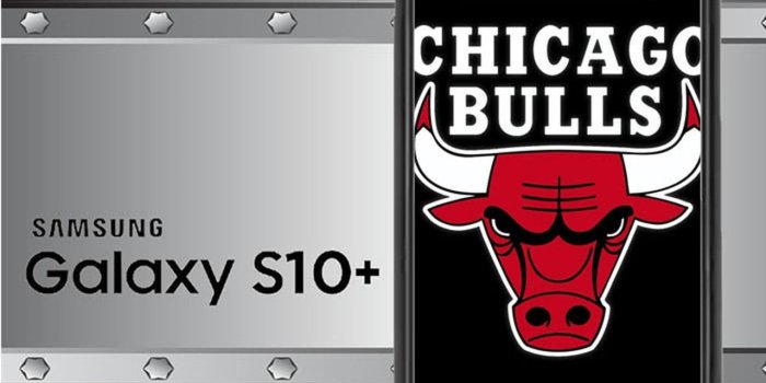 1280x1280 Chicago Bulls Wallpaper Sports E1142 Samsung Galaxy S10 Plus Case