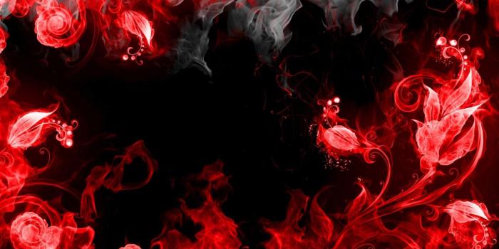 1366x768 Free download Abstraction Red Smoke Black Wallpaper Background