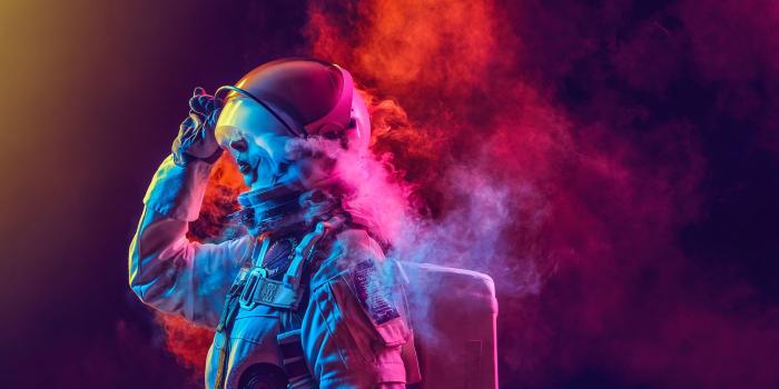1920x1080 1920x1080 Astronaut Coloured Smoke 4k Laptop Full HD 1080P HD 4k