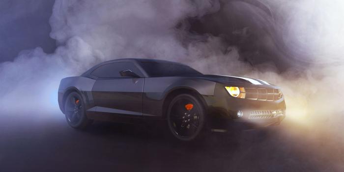 1920x1080 Chevrolet Camaro, 3d, Smoke, Artwork, Wallpaper - Laptop Wallpaper