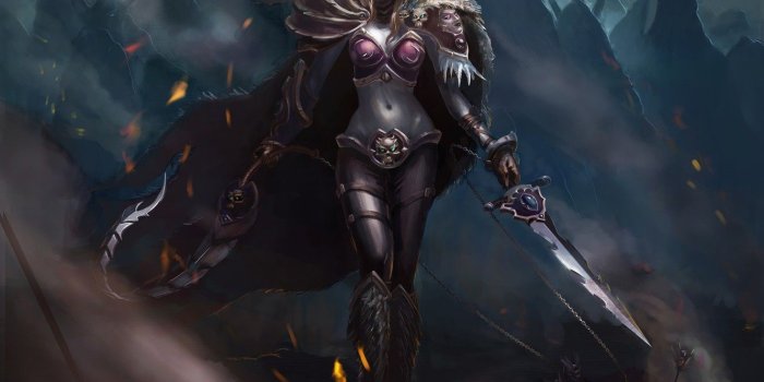 1332x850 Wallpaper look, weapons, elf, armor, Fantasy, cloak, dark elf