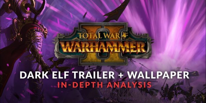 1280x720 Total War: Warhammer 2 - Dark Elves vs High Elves Cinematic