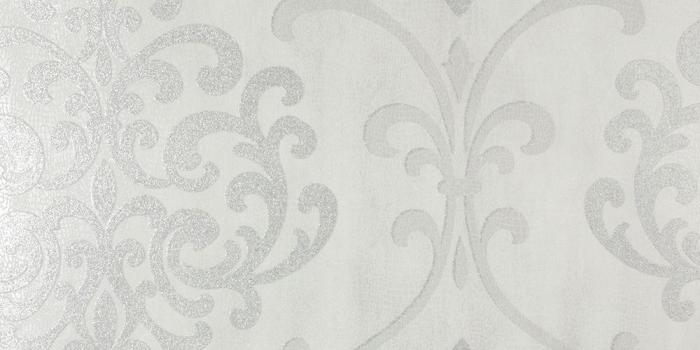 1000x1000 Kenneth James Ambrosia Silver Glitter Damask Wallpaper 2542-20717