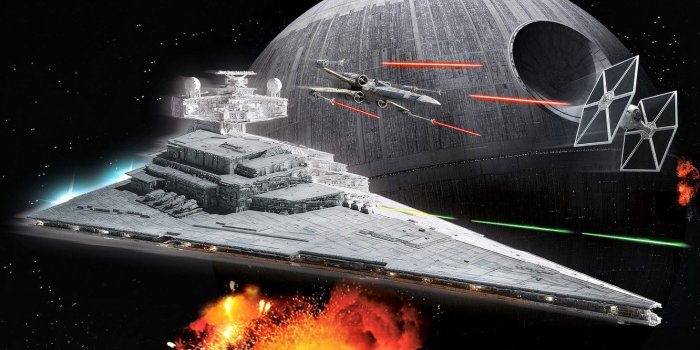 1332x850 Photo Wallpaper The Explosion, Star Wars, The Death - Imperial