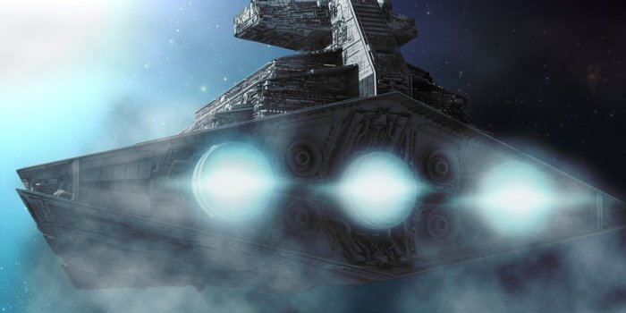 1600x1000 Download wallpaper star wars, Imperial cruiser, Destroyer, space