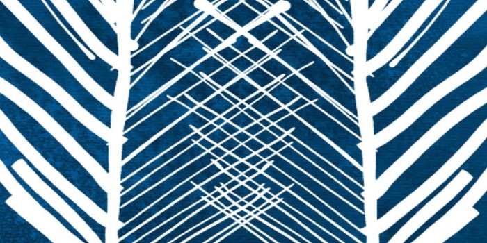 1280x720 Indigo, And, White, Leaves, Abstract, Art, Linda, Woods, Desktop