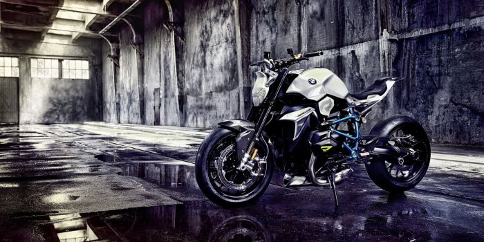 1600x900 Download wallpaper: BMW Concept Roadster Motorcycle 1600x900