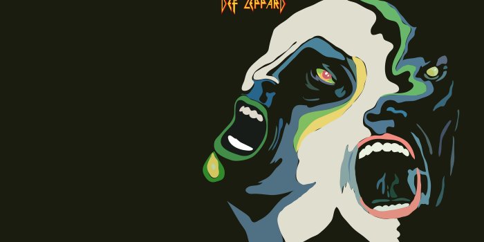 3840x2160 Download 3840x2160 Def Leppard screaming faces wallpaper