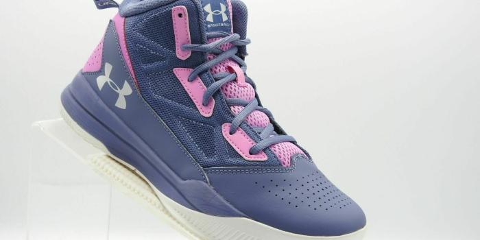 1600x1200 Under Armour Jet Mid 1274069-767 Sz 7Y Purple Pink Leather