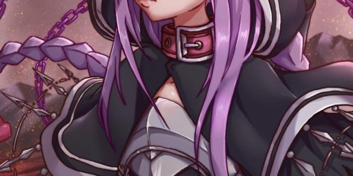 748x1069 long hair, Purple hair, Purple eyes, Anime, Anime girls, Fate