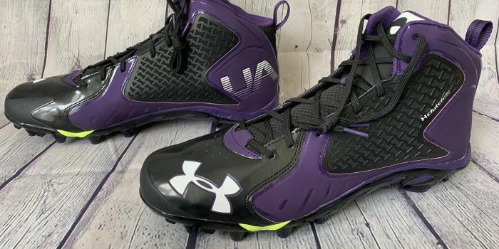 1600x1200 Men's 18 UNDER ARMOUR Clutch Fit Mid Fierce Spine 4D Foam Purple