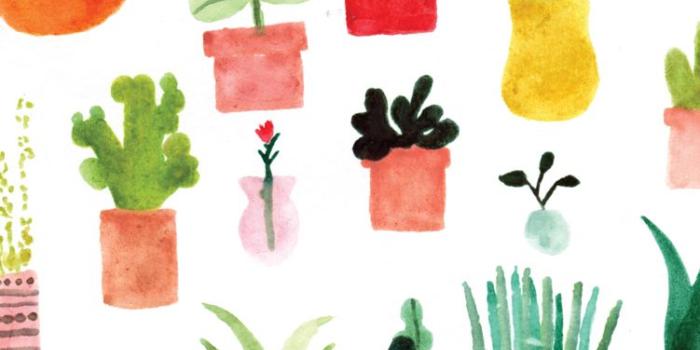 751x1334 plant illustration | Plant wallpaper, Watercolor plants, Iphone