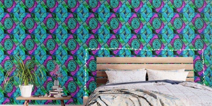 1500x1500 Peacock Wallpaper by loop12 | Society6