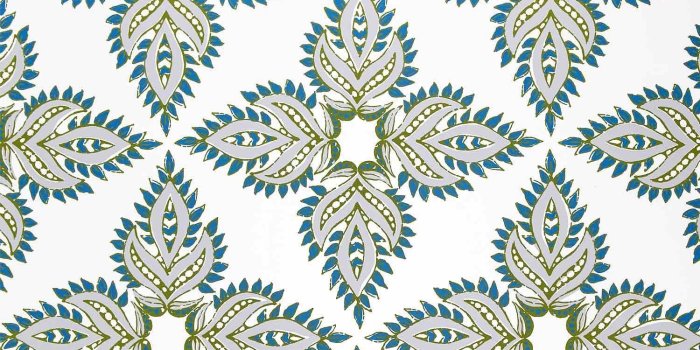 1500x1500 John Robshaw Textiles | Diba Peacock Wallpaper