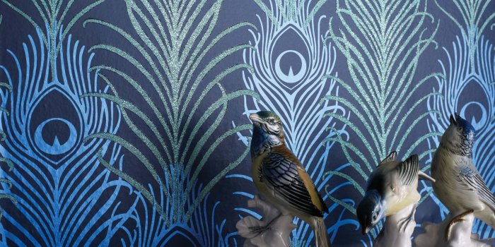 1919x2560 Matthew Williamson - Peacock Wallpaper