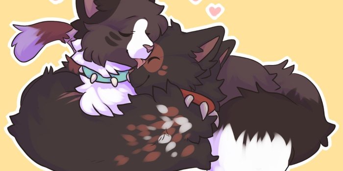 1332x850 Wallpaper Hearts, Cats, Fluffy, Furry, Cuddle images for desktop