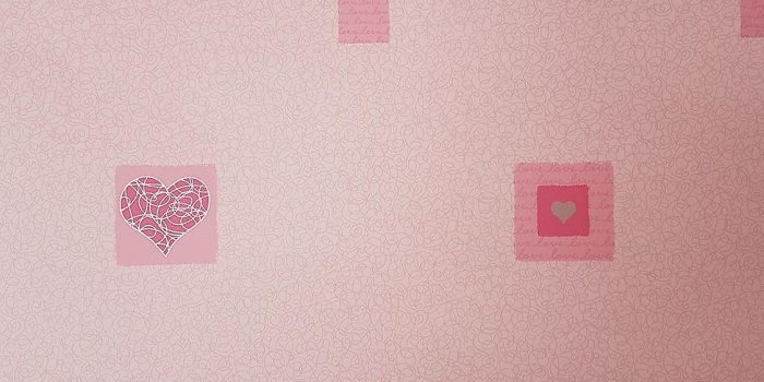 1125x1500 Kids Pink Love Hearts Wallpaper Metallic Silver Swirls - Heart