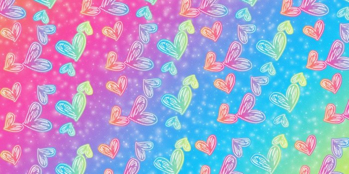 1024x1024 Heart Wallpaper Background - Glitter Colorful Background Hearts