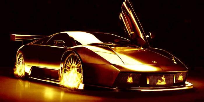 1024x768 46+] Cool Gold Cars Wallpapers on WallpaperSafari