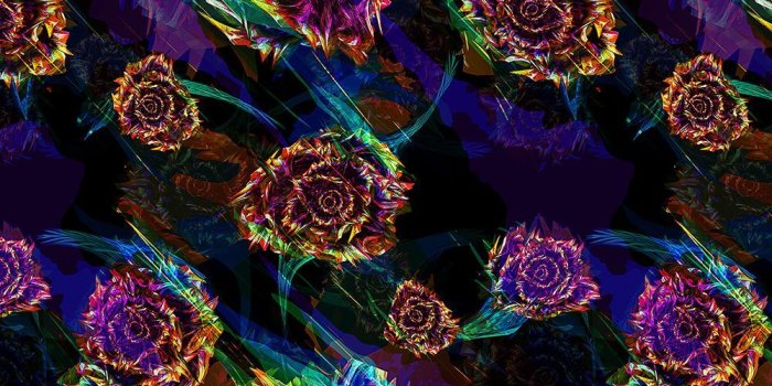 1000x1414 Floral Experiments I on Behance | ::: [ : EDGY : ] :: | Turquoise