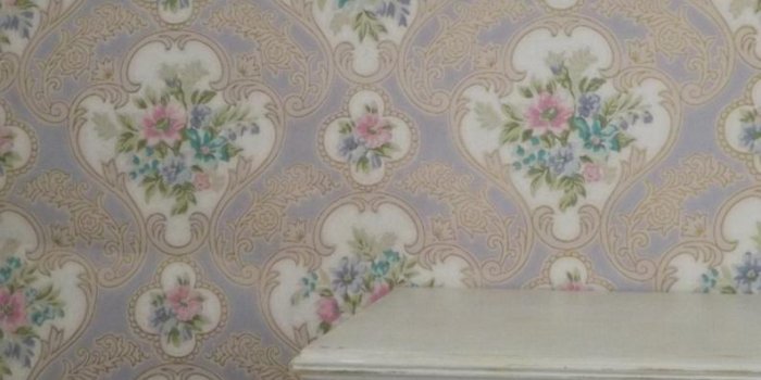 794x1059 Vintage Wallaper Mauve floral by the meter pretty french style | Etsy