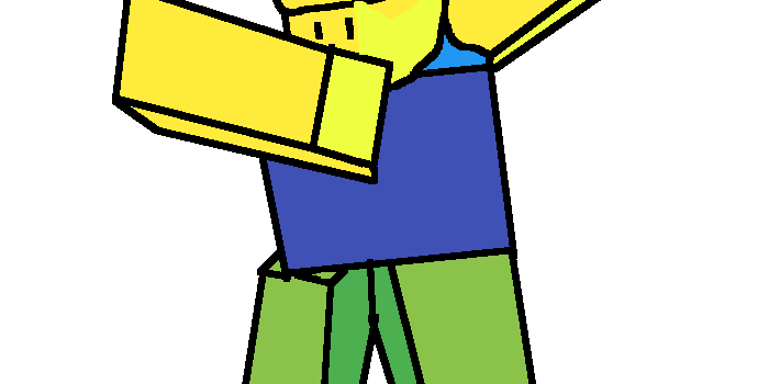 1400x1400 Pixilart - Roblox noob dabbing by Usename