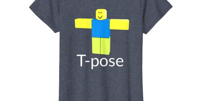 1500x1402 Amazon.com: T-Pose Noob T-Shirt: Clothing