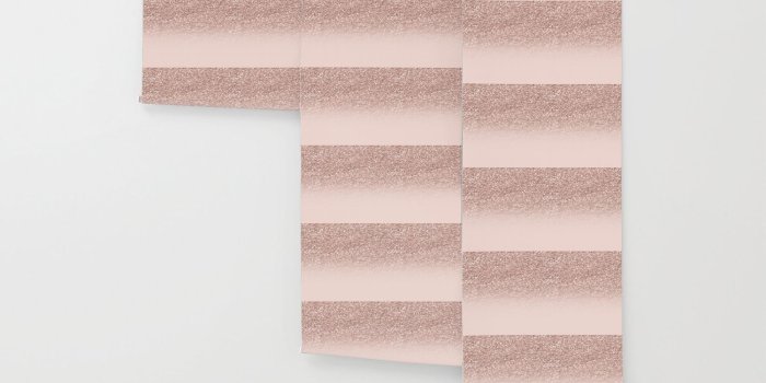1500x1500 Modern sparkles rose gold ombre sequins glitter fancy girly blush
