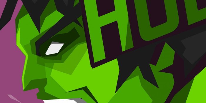 1125x2436 Hulk, Superhero, Art, Minimal, Headshot, Wallpaper - Hulk