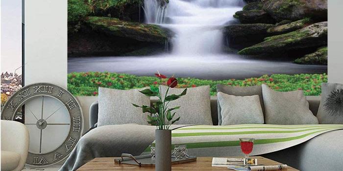 1000x1000 Amazon.com: SoSung Waterfall Huge Photo Wall Mural,Dream Like