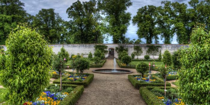 1920x1248 Man Made, Garden, Bush, Flower, Fountain, Germany, Spring, Tree