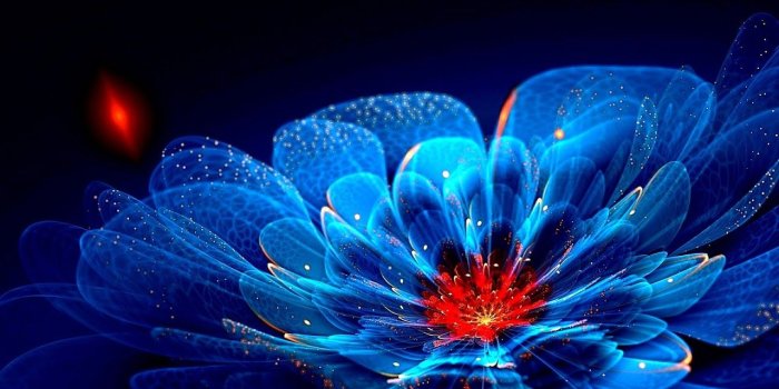 1280x720 Neon Flowers Wallpaper - Flower Choices
