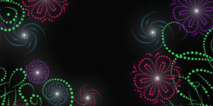 2560x1600 Neon Flowers And Swirls Abstract Wallpaper 2560x1600