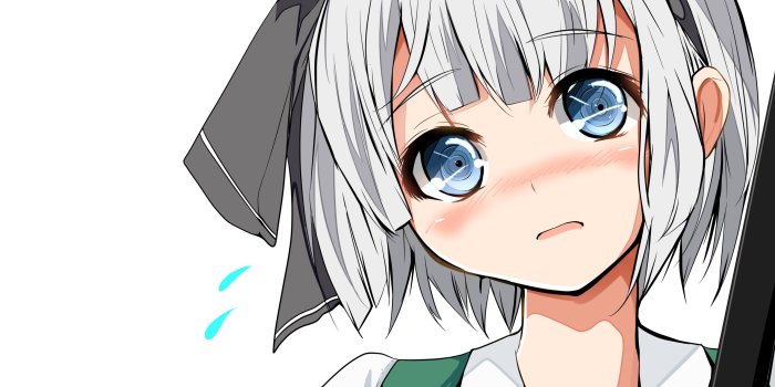 3482x1805 Konpaku Youmu (Youmu Konpaku) - Touhou - Wallpaper #1638716
