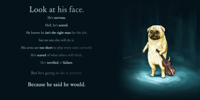 1920x1080 Look at his face. text, motivational, Adventure Time, pug HD