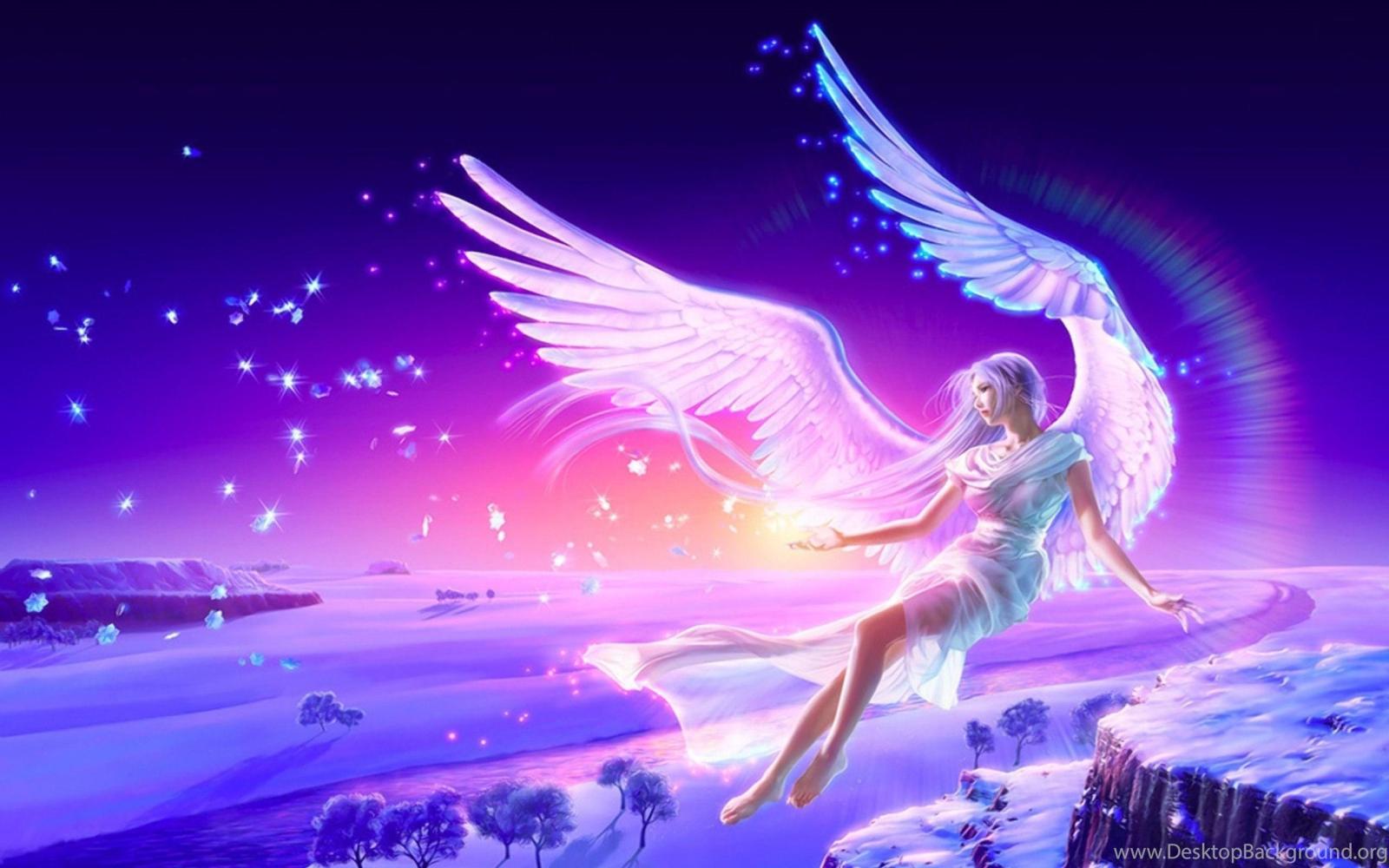 2560x1600 Purple Angel Wallpapers