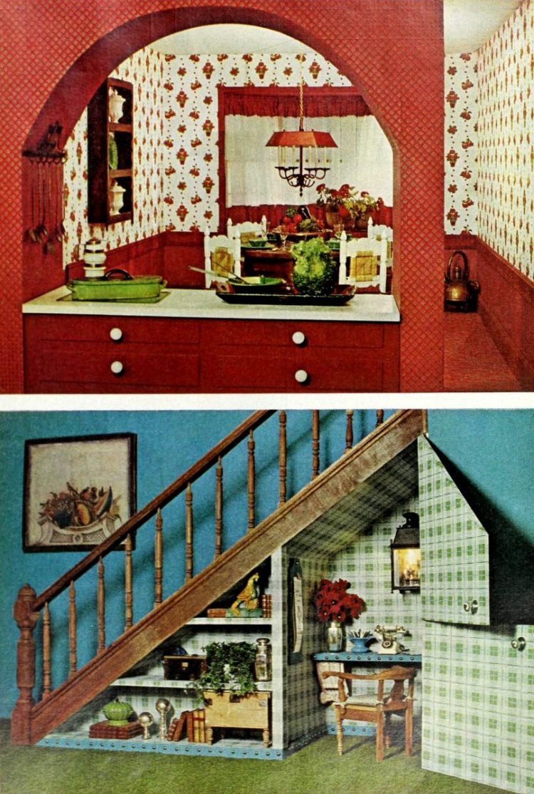 750x1114 Vintage home decorating: See 30+ mid-century wallpapers from the