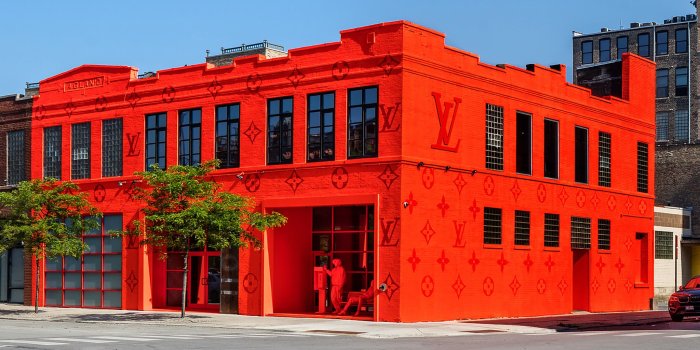 2048x1152 Inside Louis Vuitton's traffic-stopping neon orange pop-up in West