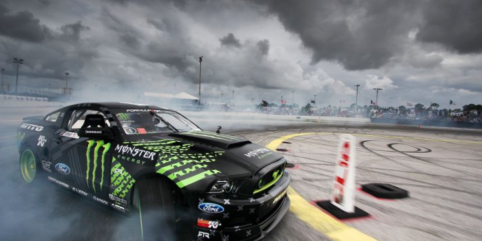 1920x1280 Wallpaper of Ford Monster Energy на дрифте background & HD image