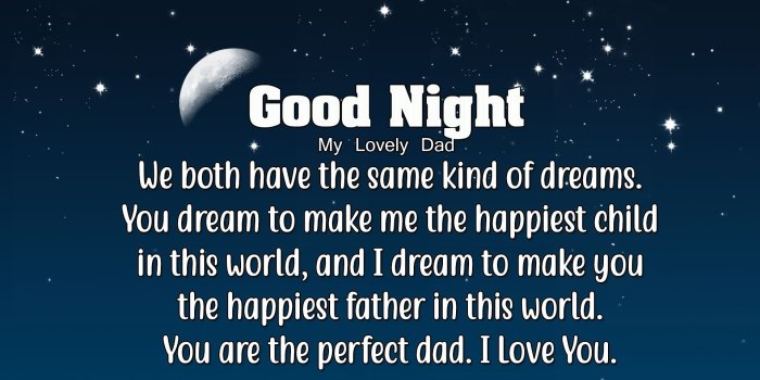 1920x1080 Good night wishes for father & Good night messages for dad