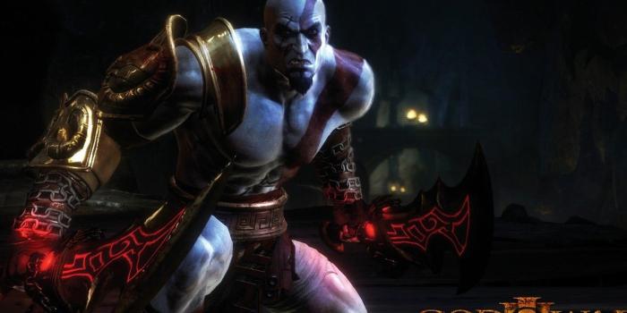 1332x850 Wallpaper sword, demigod, god of war, kratos, god of war 3, man