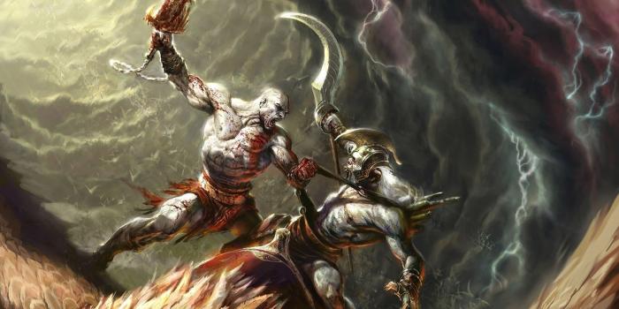 1600x900 God Of War 2 Kratos Wallpapers Desktop Background