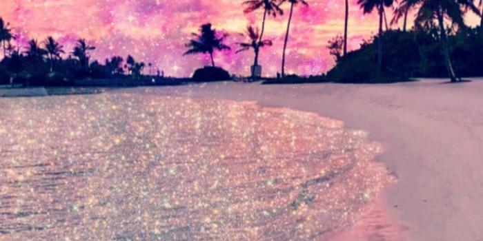 1080x1917 Galaxy Beach, made by me #purple #sparkly #wallpapers #backgrounds