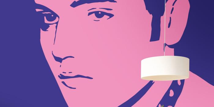 1500x1500 Contemporary wallpaper / scenic - PINK ELVIS - The House of Artists