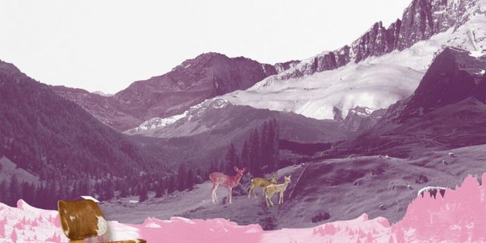 1280x1101 SCENIC WALLPAPER- MONT ROSE design by Pandarosa - GreenerGrassDesign