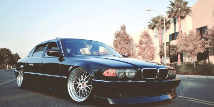 1280x1024 1280x1024 bmw, road, classic, bmw e38, stance, tuning, 750il