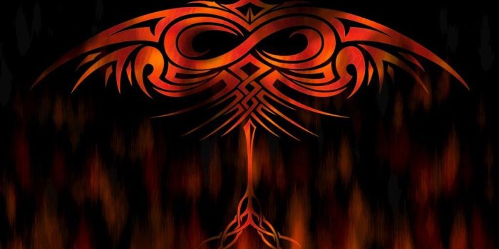 1024x768 Phoenix Tribal Wallpaper - windows 10 Wallpapers