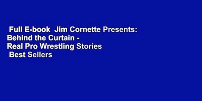 1920x1080 Full E-book Jim Cornette Presents: Behind the Curtain - Real Pro